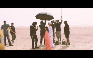 On set filming Year of Tolerance video 2019