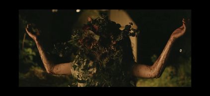 Riley as the Tree Monster in Pollen