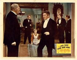 Richard Haydn, Louis Hayward, Walter Huston, Queenie Leonard, C. Aubrey Smith, and Roland Young in And Then There Were N