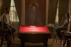 Lili Simmons and Justin Marcel McManus in Double Down South (2022)