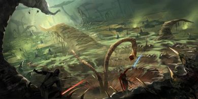 Susan Eisenberg and Mia Kelly in Star Wars: The Force Unleashed (2008)