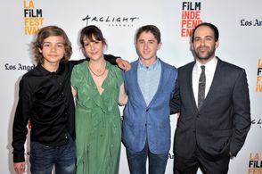 Melanie Lynskey, Vincent Grashaw, Arman Darbo, and Sawyer Barth
