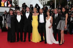Charlize Theron, George Miller, Tom Hardy, Nicholas Hoult, Doug Mitchell, Margaret Sixel, Zoë Kravitz, and Courtney Eato