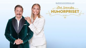 David Sundin and Carina Berg in Barncancergalan: Det svenska humorpriset (2015)