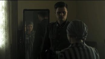 William Franke as Nazi Officer (with Anna Ewelina) in HUNTERS Ep. 104 