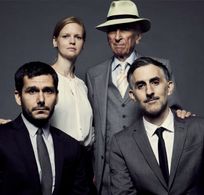 Myles Kane, Gay Talese, Josh Koury, and Trisha Barkman at New York Film Festival for the Premiere of Voyeur