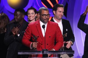 Jordan Peele, Daniel Kaluuya, and Allison Williams at an event for 33rd Film Independent Spirit Awards (2018)