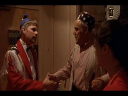 Lewis Arquette and Christopher Guest in Waiting for Guffman (1996)