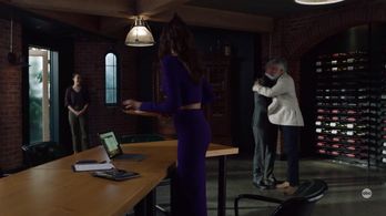 John Ortiz and Raechel Wong in Promised Land (2022)