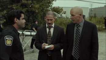 Hugh Dillon, Neil Napier, and Sid Michailidis in The Detectives (2018)