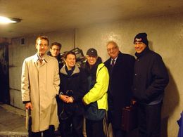 filming with Roy Hudd