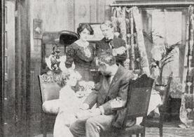 Miriam Nesbitt, Harold M. Shaw, and Edna May Weick in The Child and the Tramp (1911)