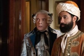 Rhys Darby and Devon Stewart in Our Flag Means Death (2022)