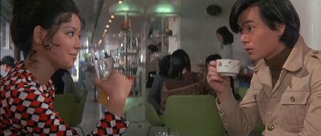 Yuriko Hishimi and Hiroshi Ishikawa in Godzilla vs. Gigan (1972)