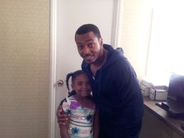 On set with RonReaco filming The Last Punch