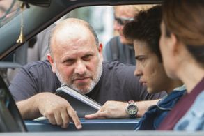 Eran Riklis, Danielle Kitsis, and Tawfeek Barhom in A Borrowed Identity (2014)