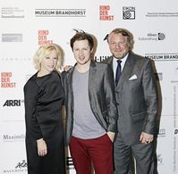 Cindy Sherman with Till Nowak and Dr. Thomas Girst at 