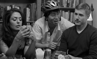 Still of Shirin Tinati, Stephen Lin, Jonathan Michael Weber in A Guy Named Rick.