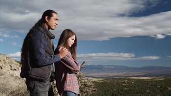 Willa Holland and Tatanka Means in Tiger Eyes (2012)