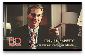 Kuba Soltysiak as John F. Kennedy in 