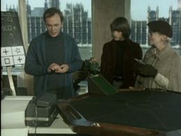 Peter Vaughan-Clarke and Bryan Stanion in The Tomorrow People (1973)