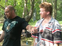 Kurt Angle, David Dietz in 