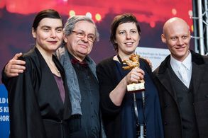 Philippe Avril, Tómas Lemarquis, Adina Pintilie, and Bianca Oana at an event for Touch Me Not (2018)