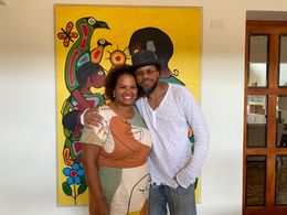 Raymond with sis, Ambassador Elizabeth Williams