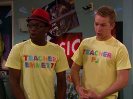 Micah Williams and Jason Dolley in Good Luck Charlie (2010)