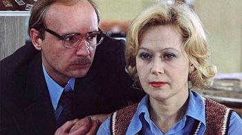 Andrey Myagkov and Svetlana Nemolyaeva in Office Romance (1977)