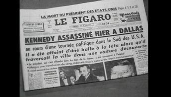 Lyndon B. Johnson and John F. Kennedy in JFK Revisited: Through the Looking Glass (2021)