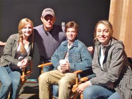 Emma Grabinsky, Jensen Ackles, Colin Ford, Leslie Hopps Deschuter