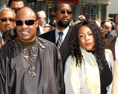 Stevie Wonder and Mary Wilson