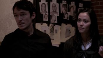 Simon Quarterman and Fernanda Andrade in The Devil Inside (2012)
