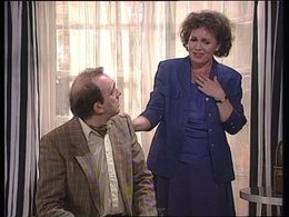 Krijn ter Braak and Stella Verhoeff in We zijn weer thuis (1989)