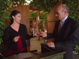 Larry David and Laura Streicher in Curb Your Enthusiasm (2000)