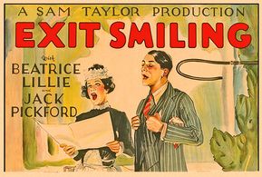 Beatrice Lillie and Jack Pickford in Exit Smiling (1926)