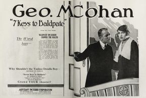 George M. Cohan in Seven Keys to Baldpate (1917)