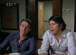 Jirí Krampol and Martin Stepánek in Kotva u prívozu (1980)