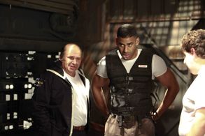 Robert Costanzo, J. Teddy Garces, and Jonathan Vender in The Last King Blood (2011)