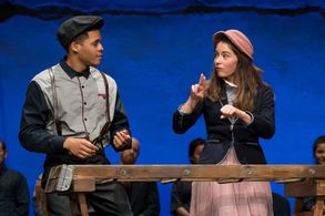 Deric Augustine as George Gibbs in Our Town (Pasadena Playhouse 2017)