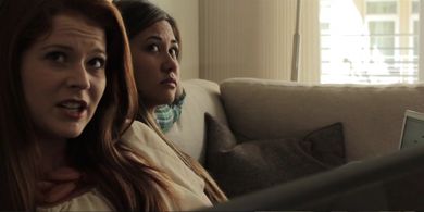 Kambra Potter and Rachel Lamb in Speechless (2013)