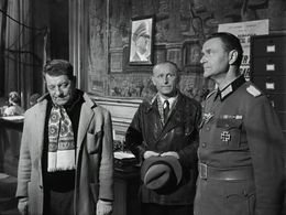 Bourvil, Jean Gabin, and Harald Wolff in The Crossing of Paris (1956)