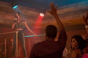 Teagle F. Bougere, Rana Roy, and Belle Shouse in Queen America (2018)