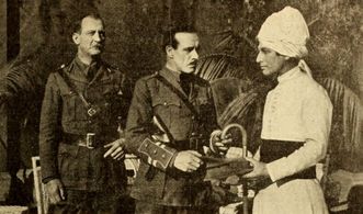 George Field, Joseph Singleton, and Lewis Stone in Inside the Lines (1918)
