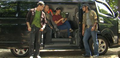 Anton Bernardo, Bernard Laxa, and Wynwyn Marquez in Dahil sa pag-ibig (2019)