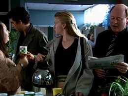 James Lance, Tamzin Malleson, Lloyd McGuire, and Vicky Hall in Teachers (2001)