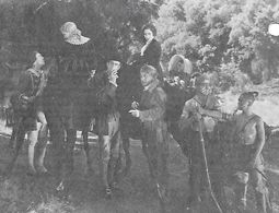 Harry Carey, Edwina Booth, Hobart Bosworth, Lucile Browne, Frank Coghlan Jr., and Nelson McDowell in The Last of the Moh