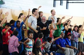 Edward James Olmos and Marty Sader in Monday Nights at Seven (2016)