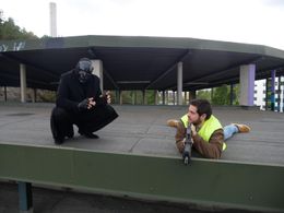 Emilio Janhunen Calderón and Okan Akdag in Clank and the Golden Scar (2024)